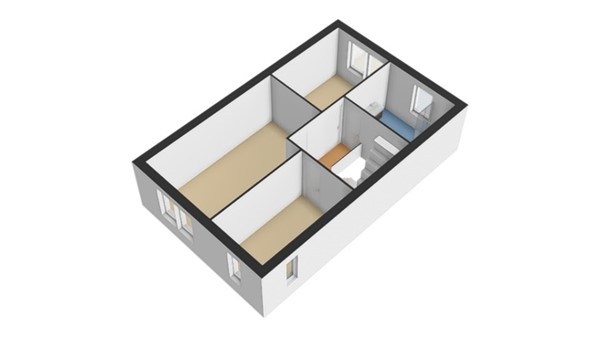 Floorplan - Bastionhof 2, 2967 XA Langerak